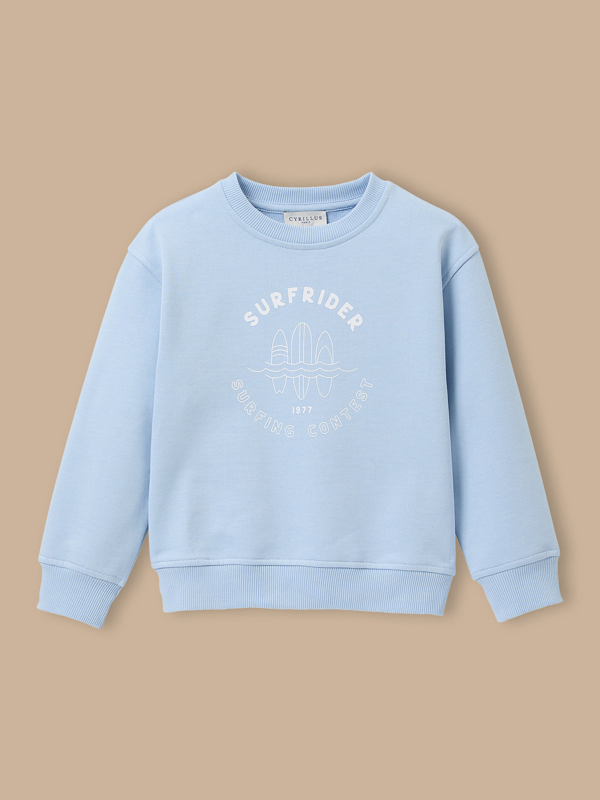 Boy's organic cotton surfer sweatshirt