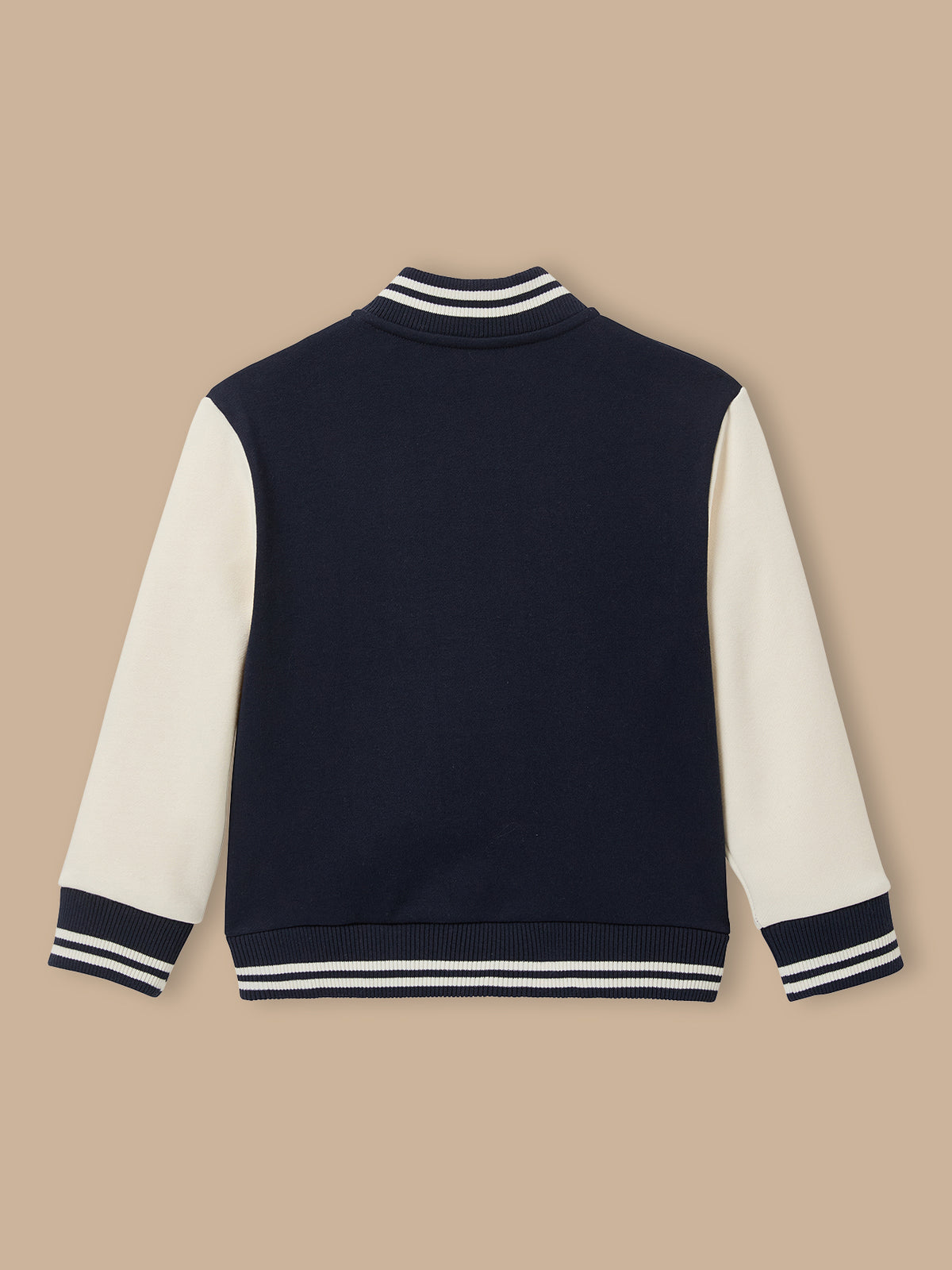 Boy's embroidered varsity jacket