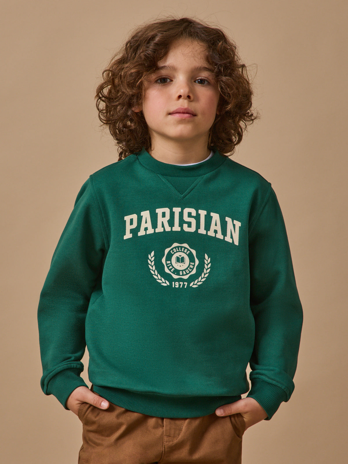 Sweat imprimé Garçon - coton biologique