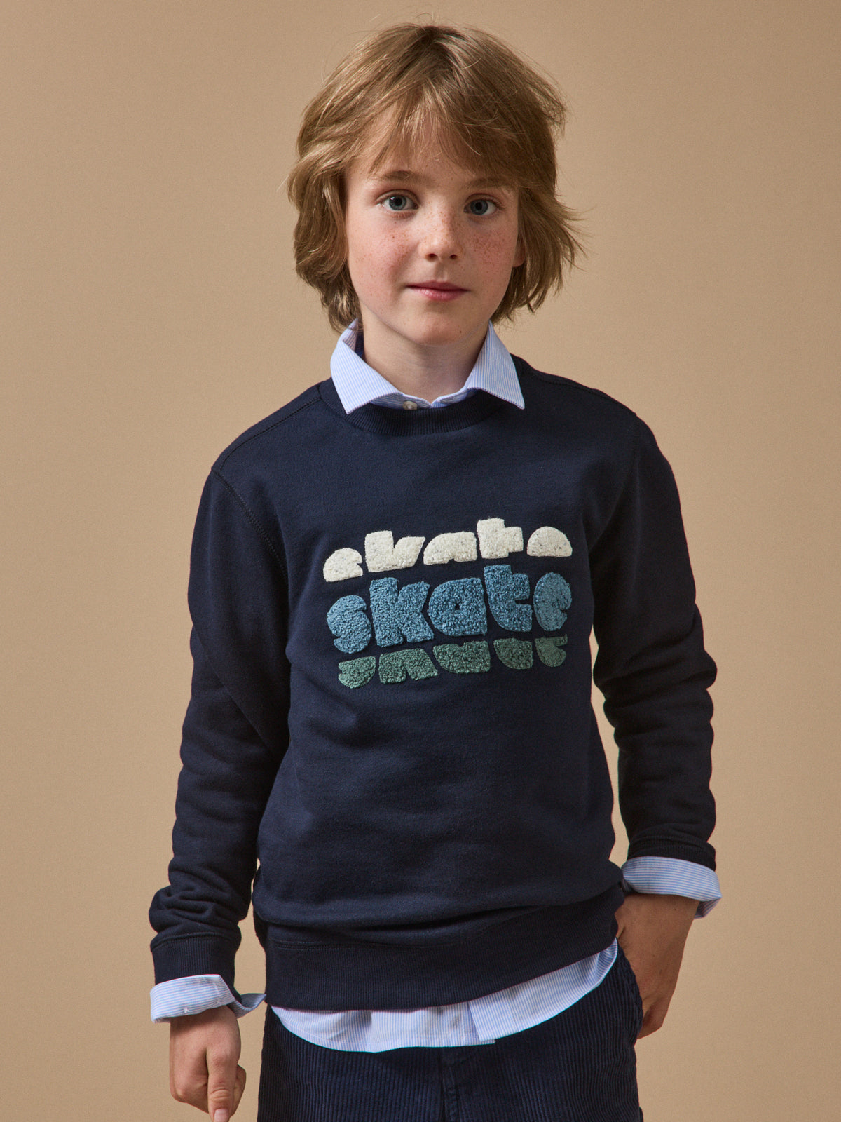 Sweat brodé Garçon