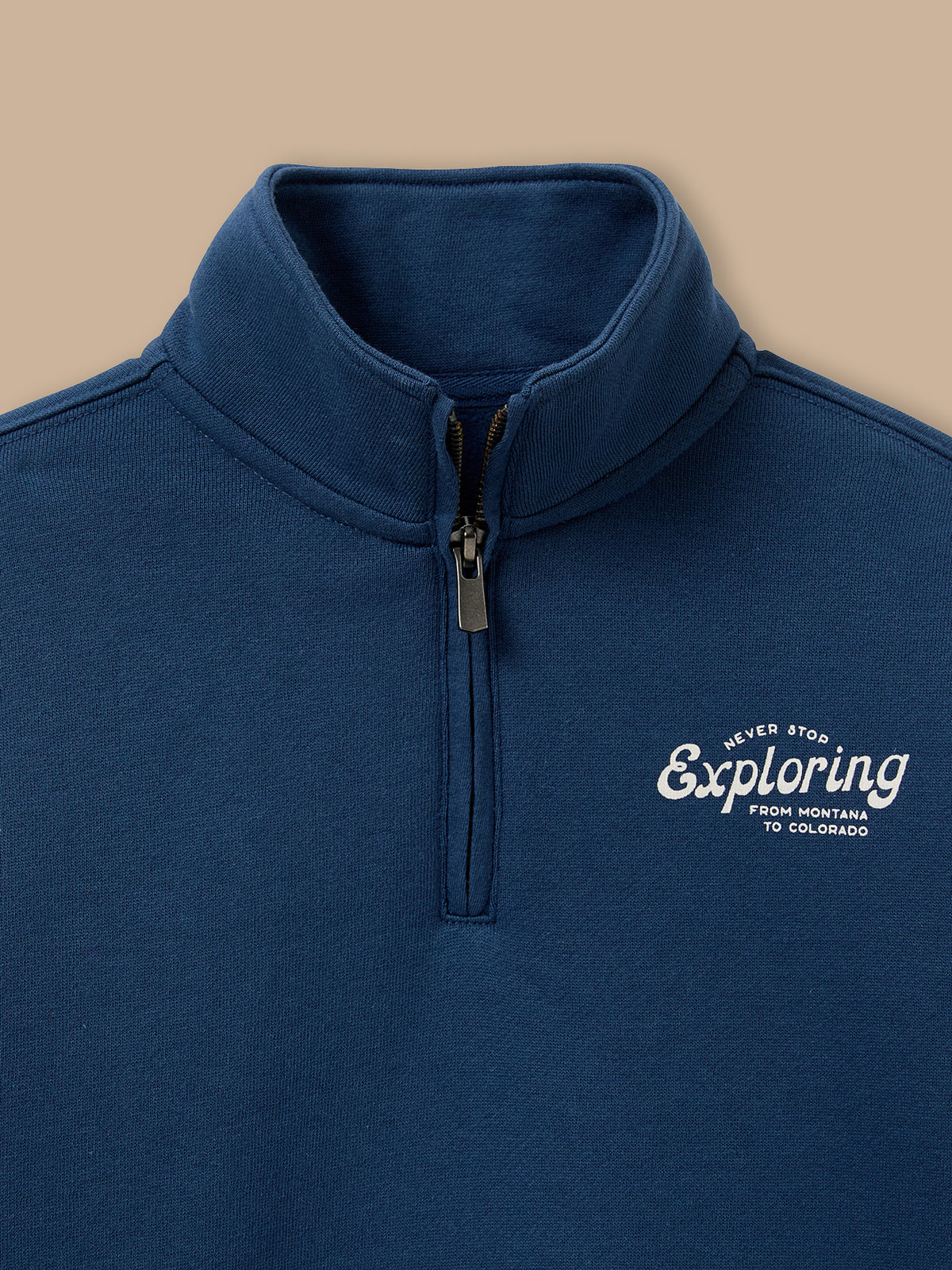 Sweat col montant Garçon
