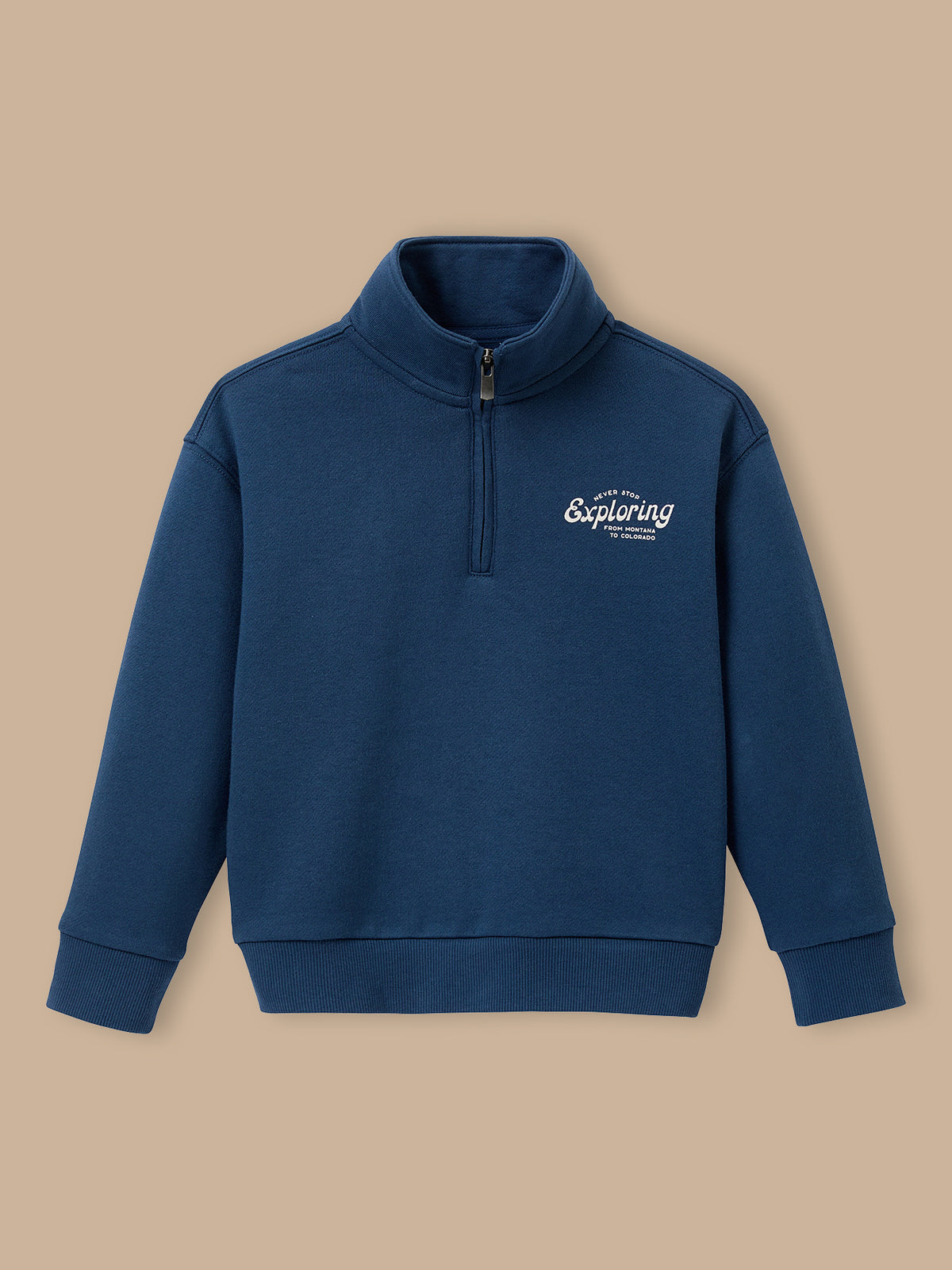 Sweat col montant Garçon