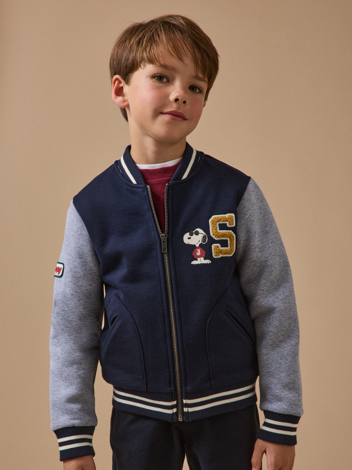 Sweat Teddy Enfant Cyrillus X PEANUTS™- Collection Snoopy