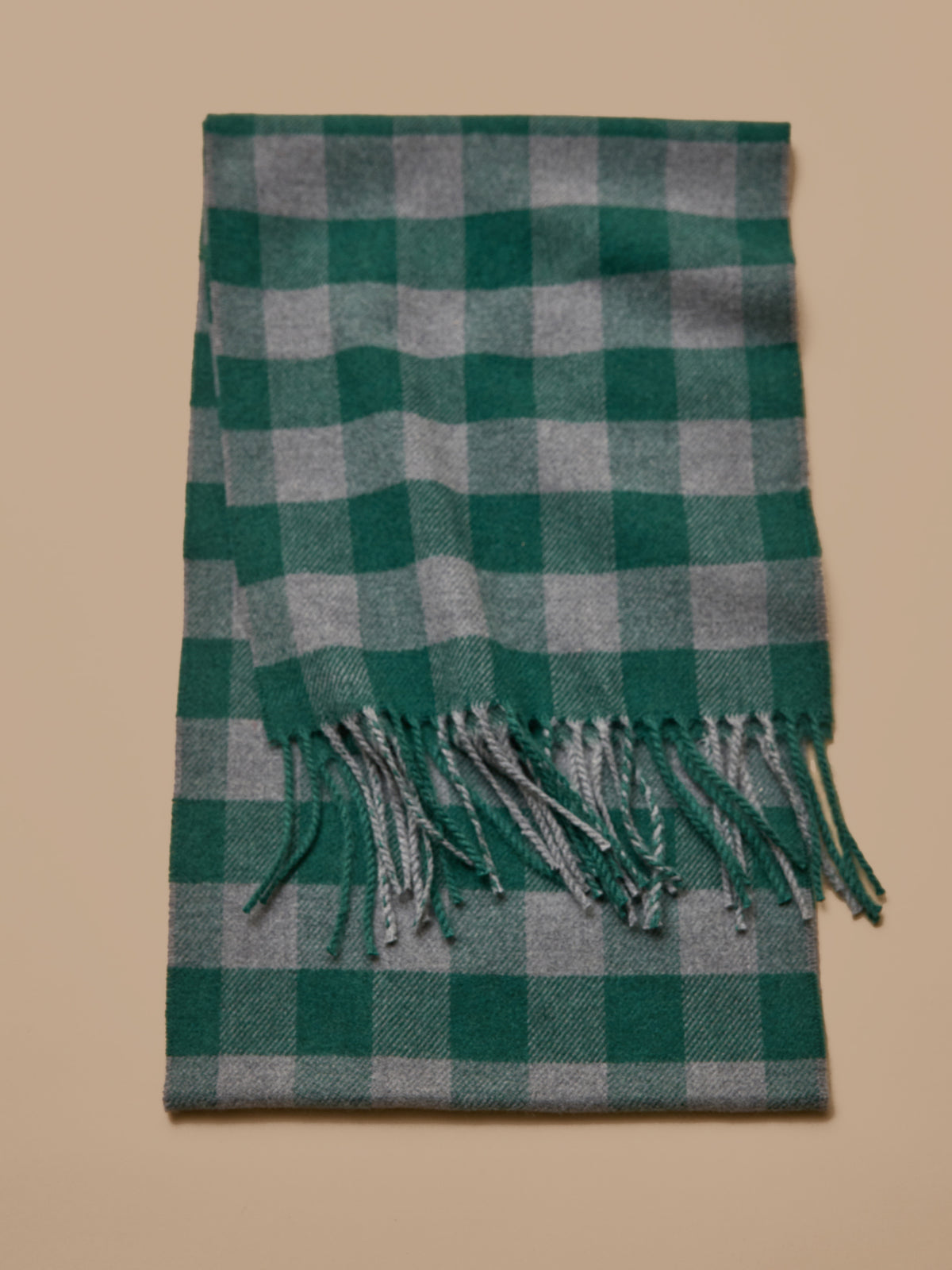 Child's checked scarf