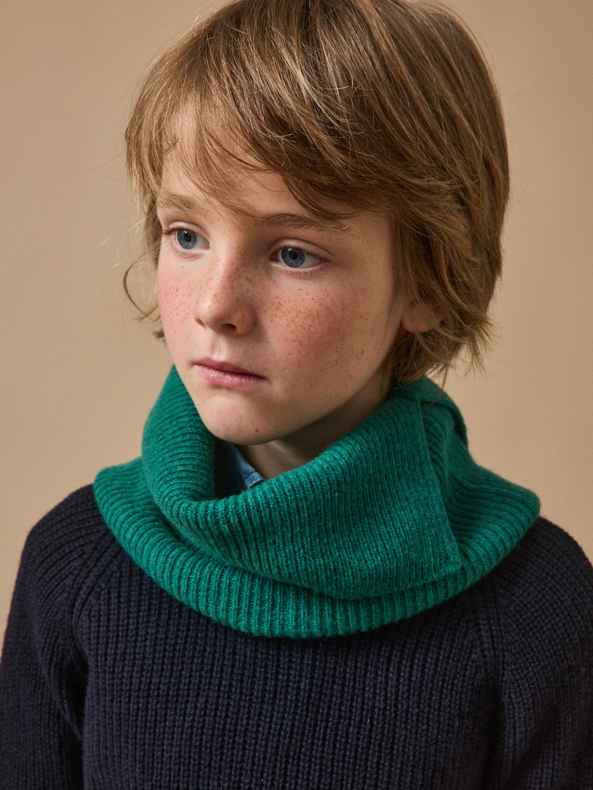 Snood enfant en laine mérinos