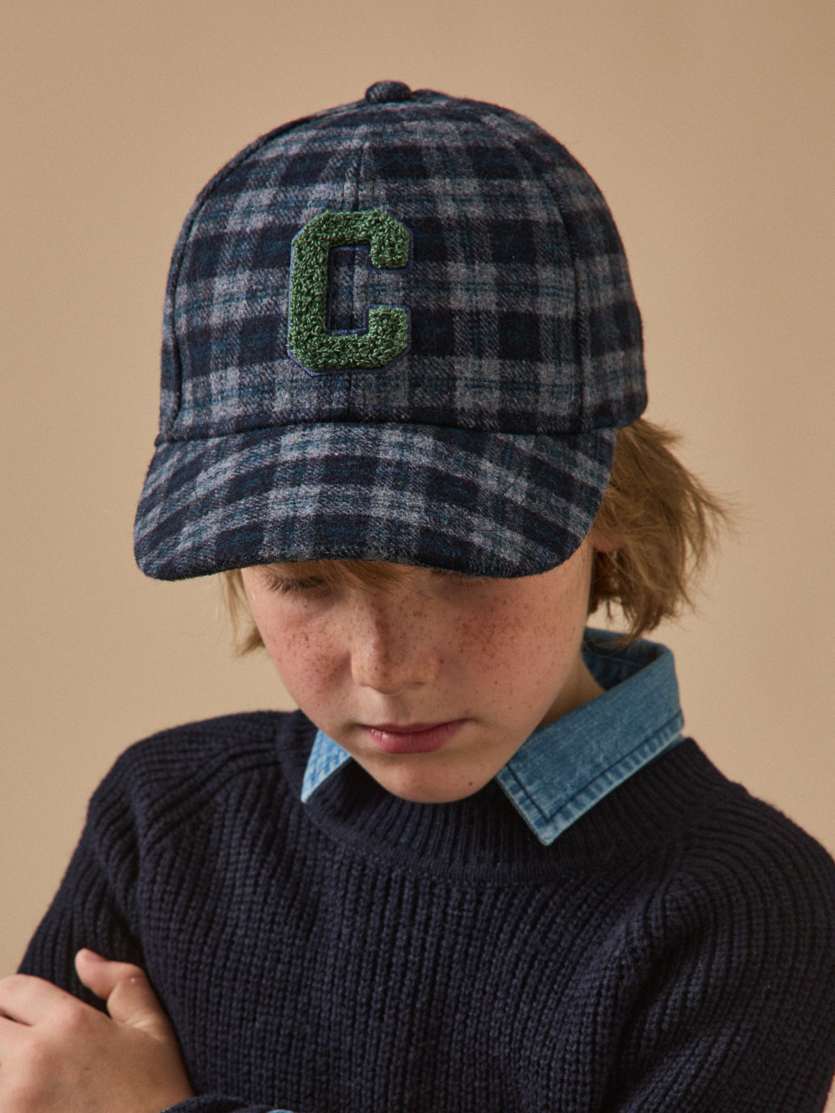 Casquette tweed adulte et enfant