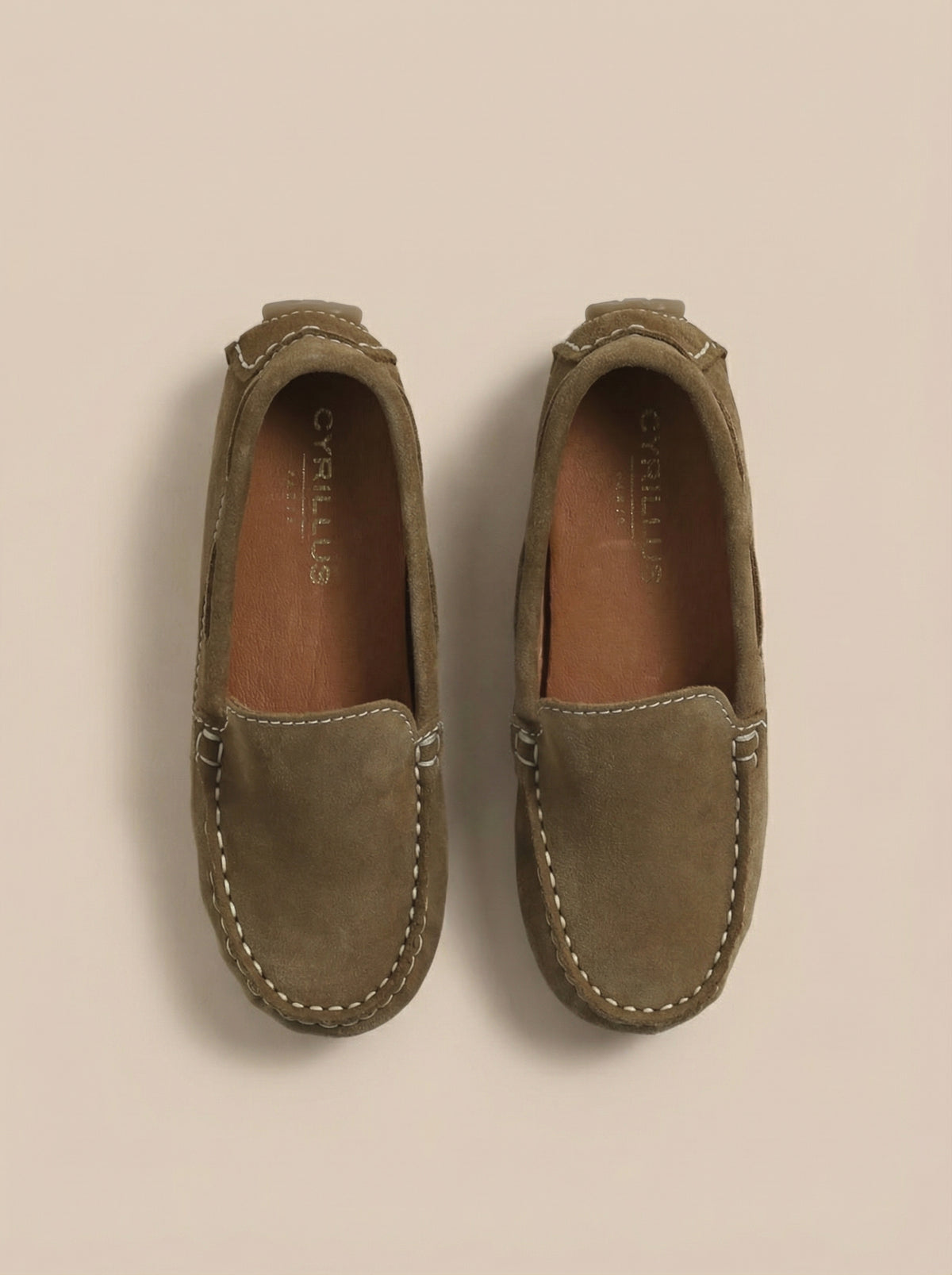 Boy's suede loafers