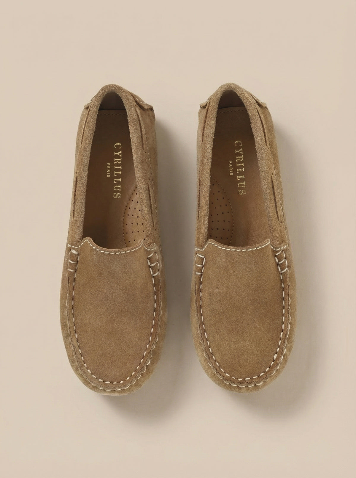 Boy's suede loafers