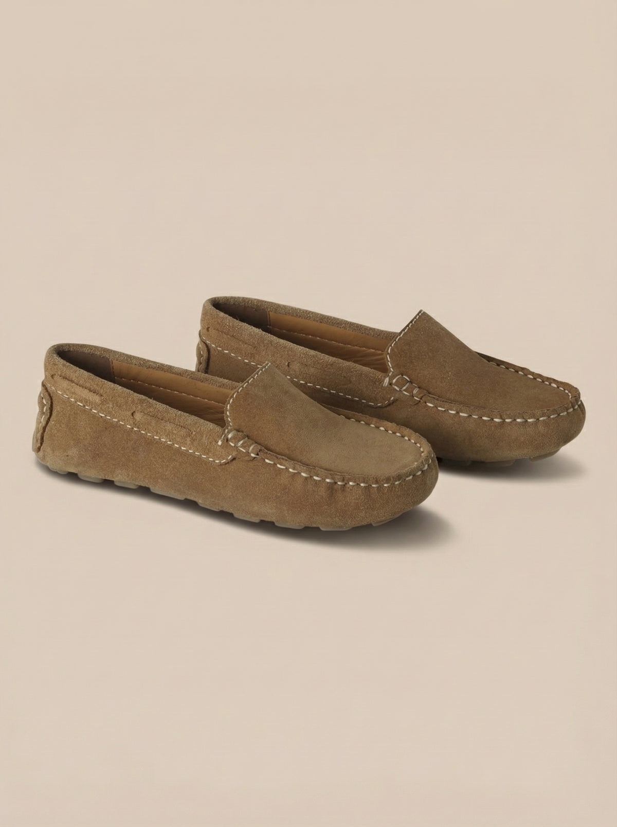 Boy's suede loafers