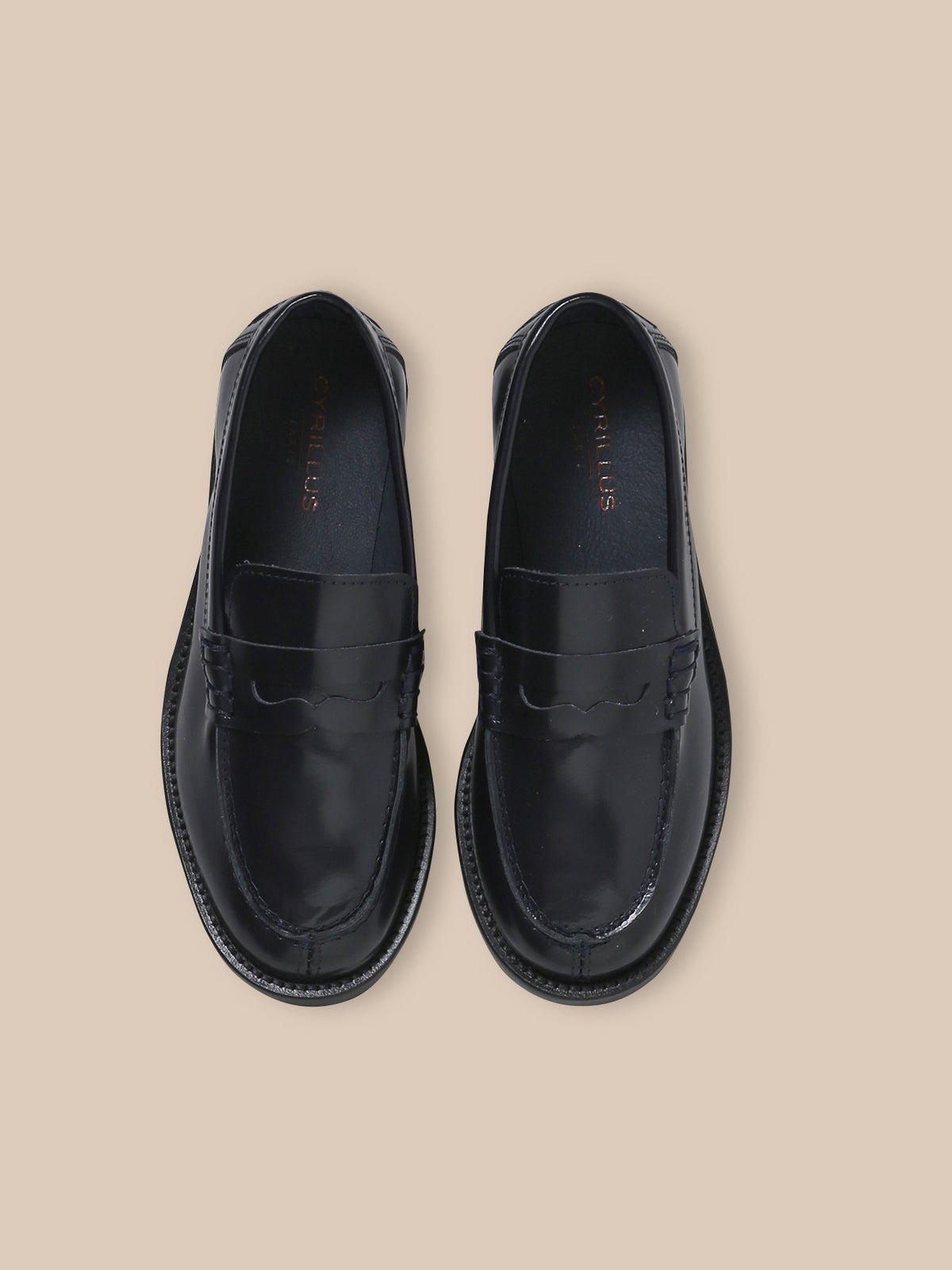 Mocassins en cuir Garçon