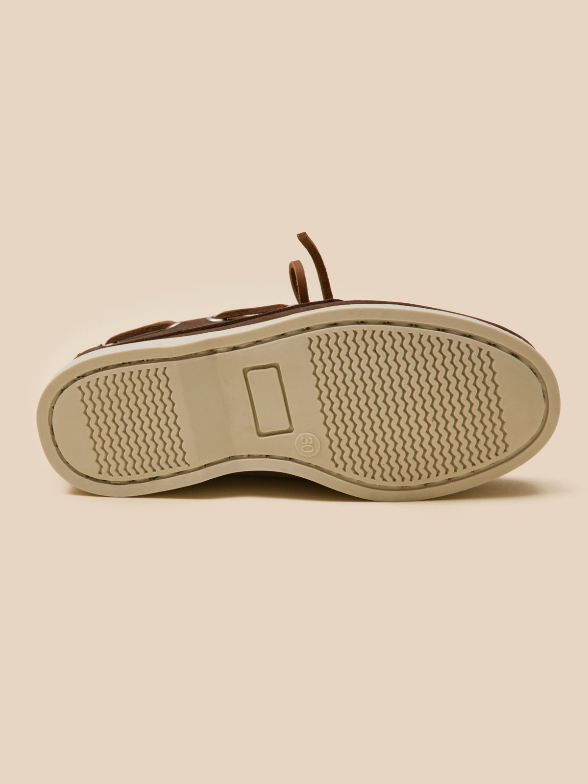 Chaussures bateau en cuir Garçon
