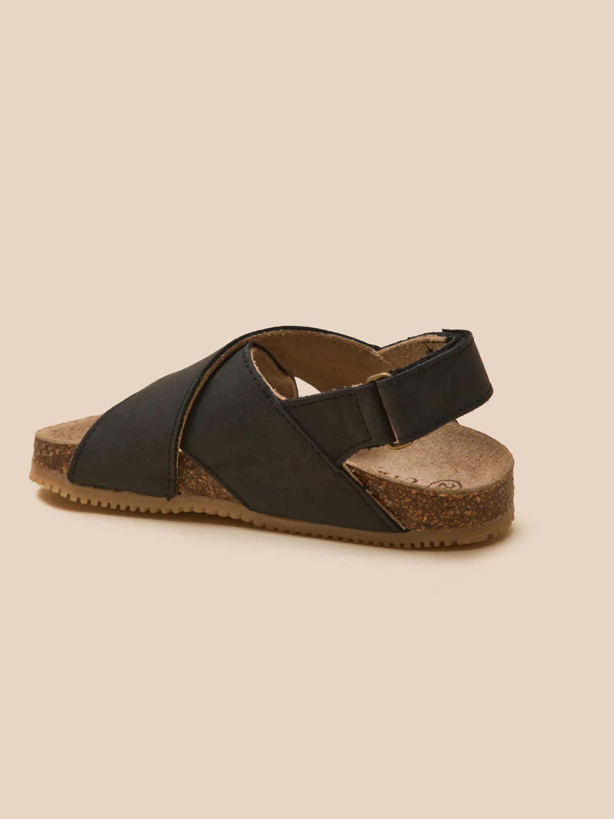 Boy's leather sandals with straps