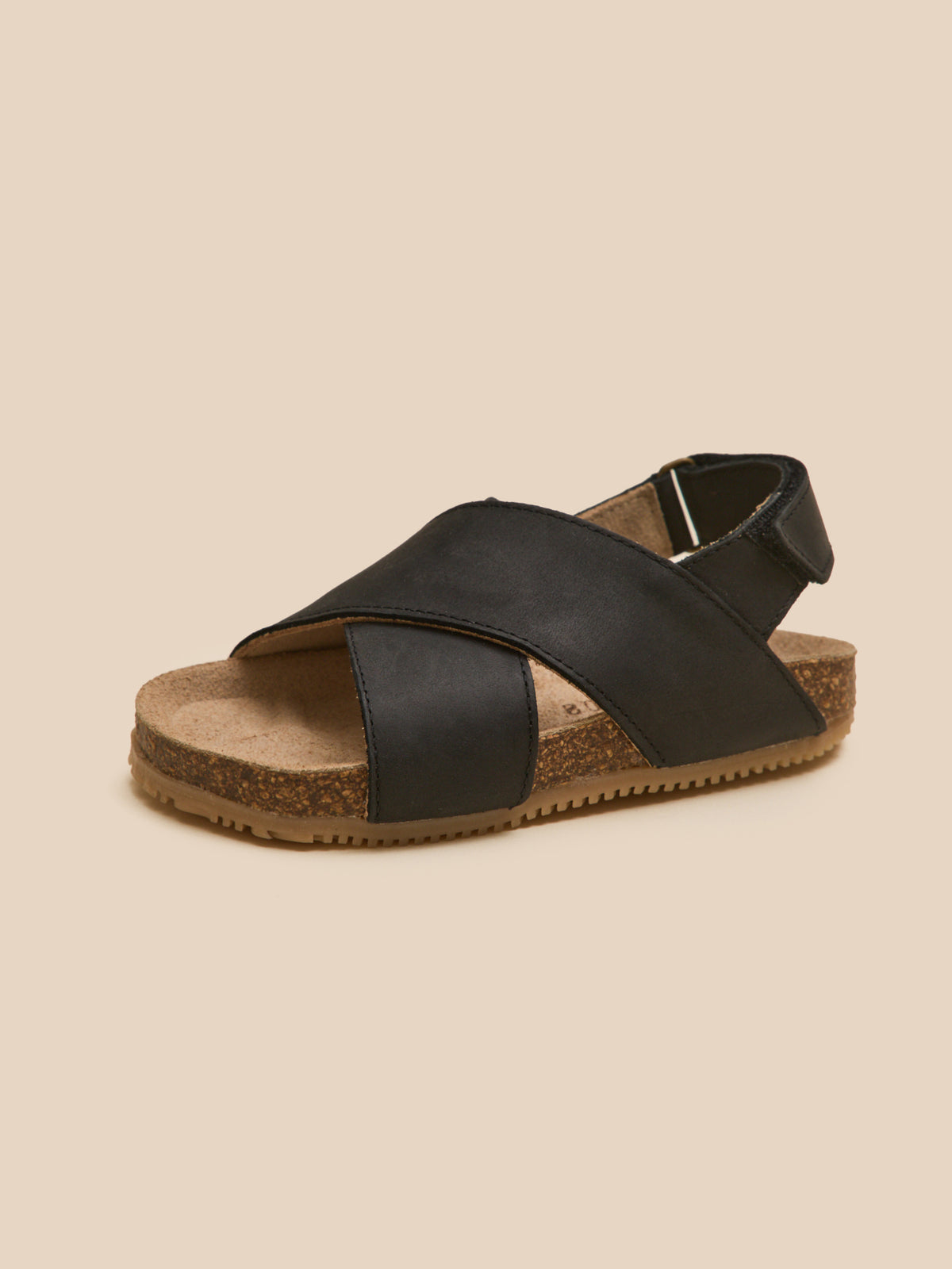 Boy's leather sandals with straps