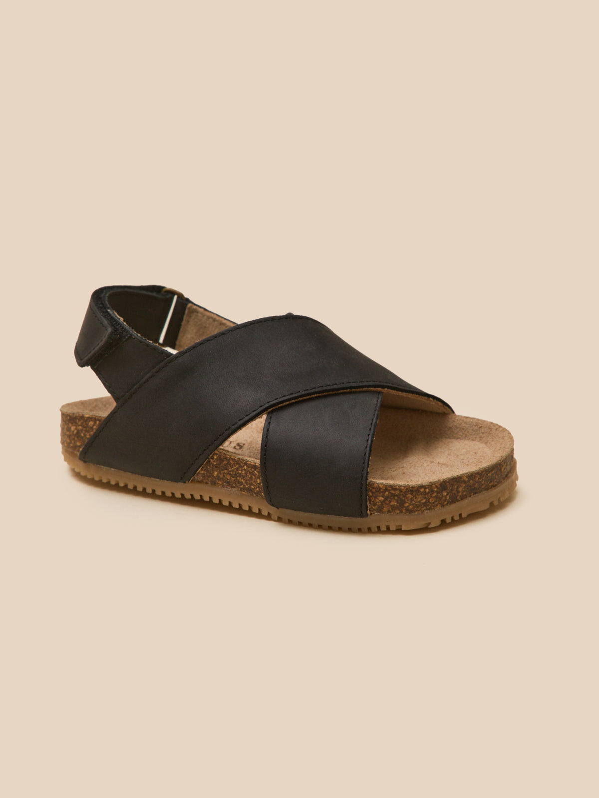 Boy's leather sandals with straps
