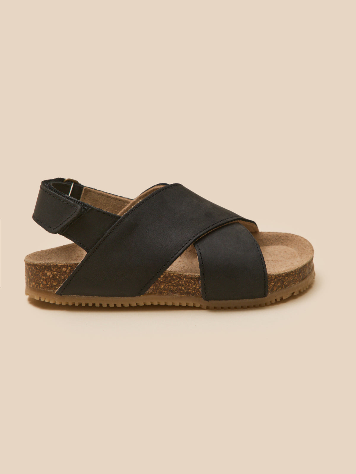 Boy's leather sandals with straps