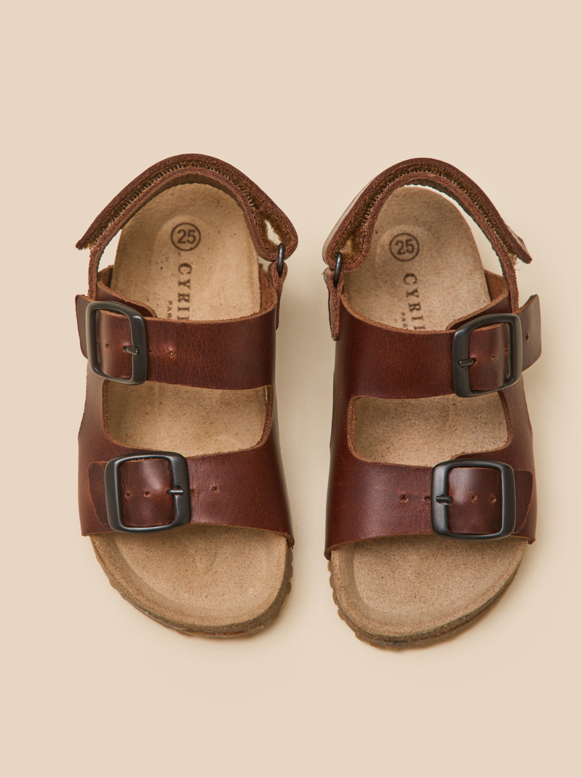 Sandales à brides garçon en cuir