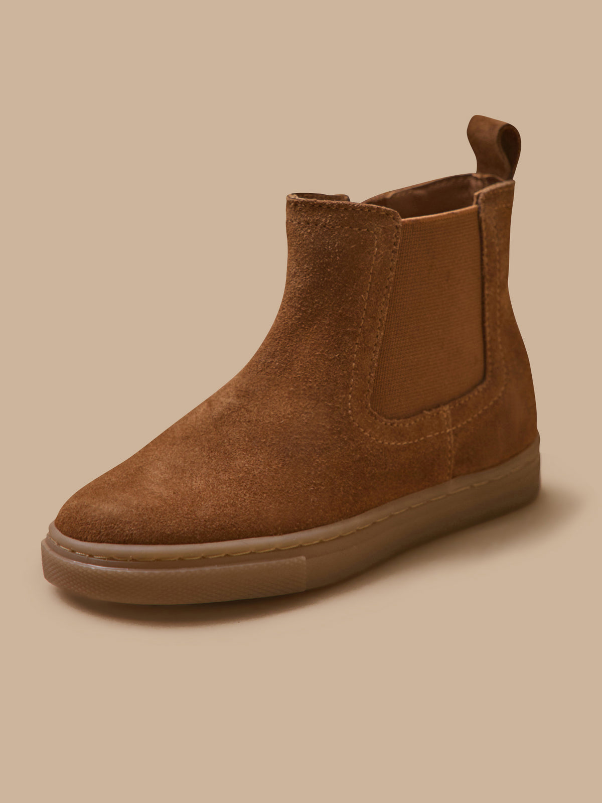 Boots chelsea cuir suédé garçon