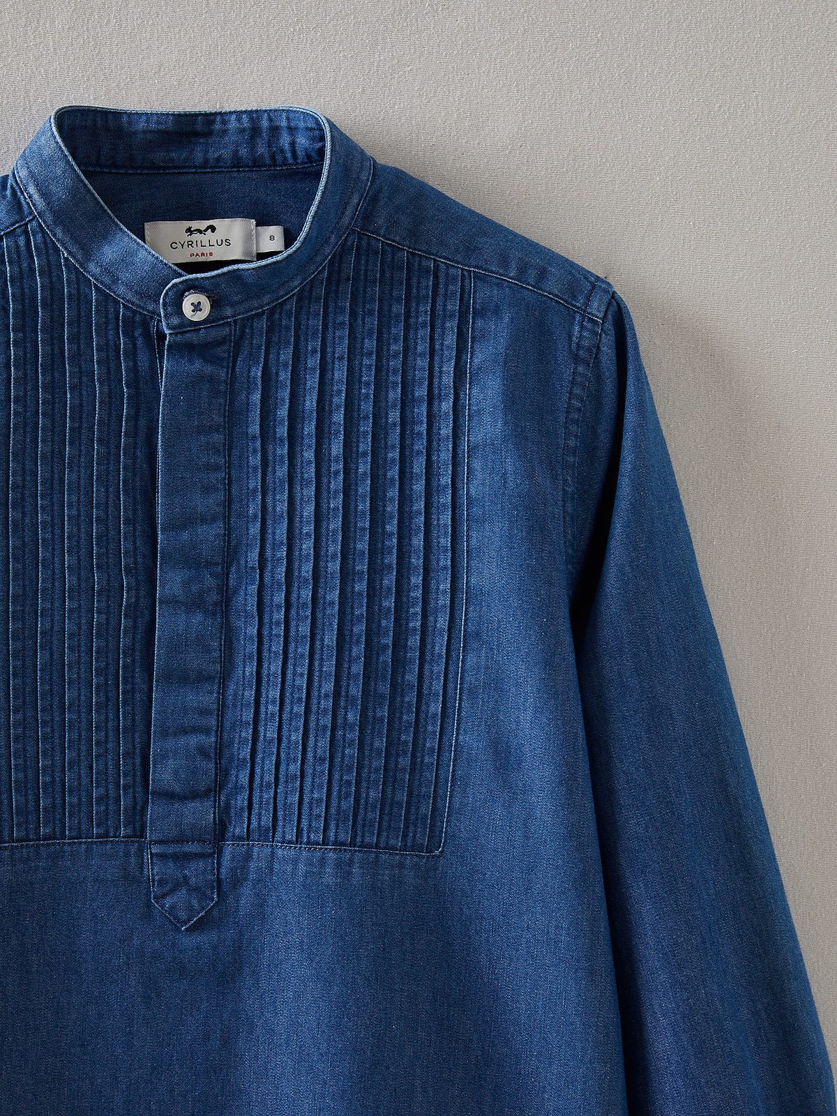 Boy's lightweight occasion wear denim shirt